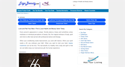 Desktop Screenshot of ergobeauty.com